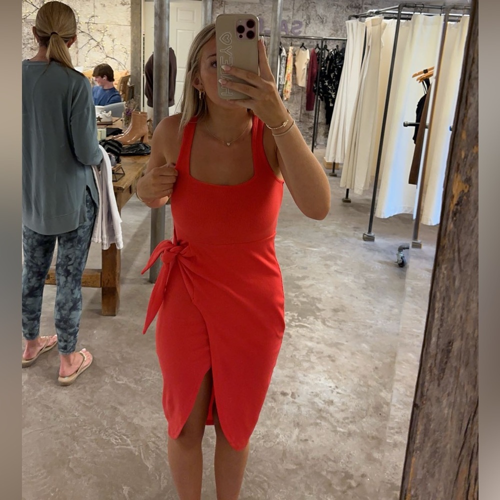 Bishop Young Red Wrap Dress ❤️